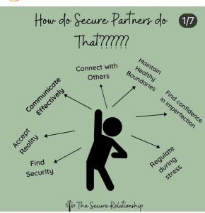 Becoming secure. My partner has a secure attachment…